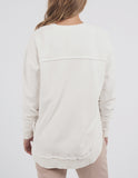 Foxwood - Simplified Tonal Crew - Vintage White