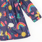 Korango - Spring Rainbow Raincoat - Navy