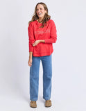 Foxwood - Simplified Metallic Crew - Red