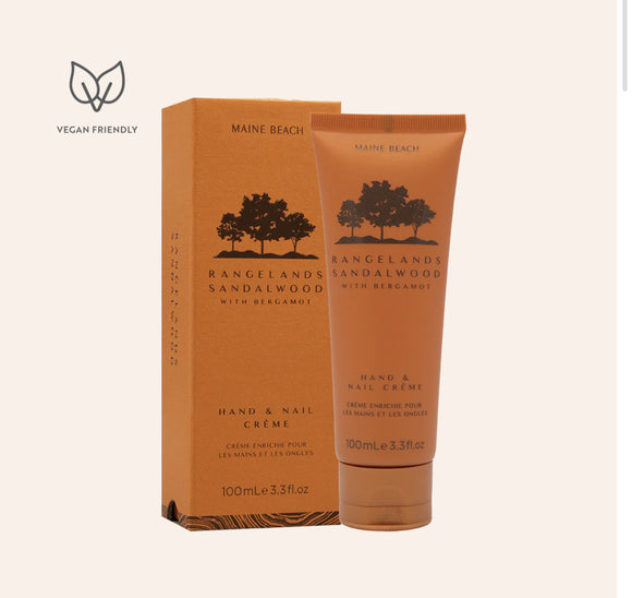 Maine Beach - Rangelands Sandalwood - Hand & Body Creme 100ml