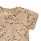 Wilson & Frenchy - Happy Days Organic Sweat Growsuit
