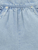 Purebaby - Ruffle Shorts - Faded Denim