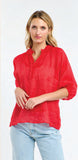 365 Days - Cha Cha Frill Shirt - Red