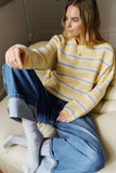 Ceres Life - Clem Knit Pullover - Butter Stripe