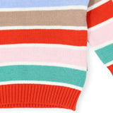 Korango - Striped Knit Sweater - Brown