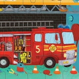 Crocodile Creek - Fire House Flat House Jigsaw Puzzle - 50 Pc
