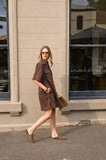 Ceres Life - Bonnie Relaxed Shirt Dress - Chocolate