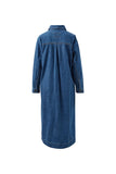 Ceres Life - Rae Long Sleeve Midi Dress - Fresh Indigo