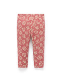Purebaby - Thick Leggings With Pockets - Silhouette Floral