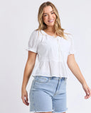 Foxwood - Tiana Top - White
