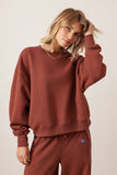Ceres Life - Quinn Slouchy Crew - Burnt Toffee