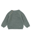 Bebe -Mateo Bear Jumper - Fern Green