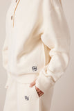 Ceres Life - Marli Button Sweat - Marshmallow