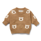 Wilson & Frenchy - Beary Cute Organic Knitted Jacquard Jumper