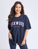 Foxwood - Interval Crew - Navy / Neon Pink
