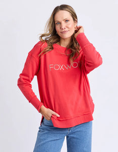 Foxwood - Simplified Metallic Crew - Red