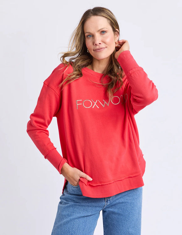 Foxwood - Simplified Metallic Crew - Red