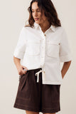 Ceres Life - Darcy Relaxed Everday Short - Chocolate
