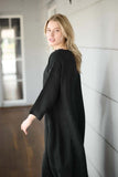 Eadie Lifestyle - The Malle Linen Dress - Black