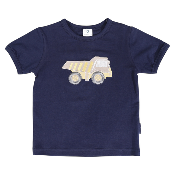 Korango - Truck Appliqué Tee - Navy