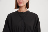 Tirelli - Shirring Detail Dress - Black
