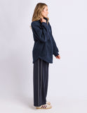 Foxwood - Weekend Boucle Crew - Dark Sapphire
