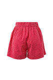 Ceres Life - Mila Shorts - Textured Red Check