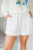 Ceres Life - Mila Short - White Broderie