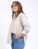 Foxwood - Walter Stripe Shirt - Vintage White
