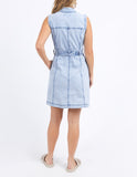 Foxwood - Sleeveless Talbert Dress - Light Blue