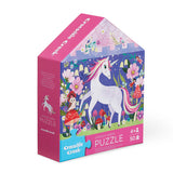 Crocodile Creek - Unicorn Castle Flat House Jigsaw Puzzle - 50 Pc