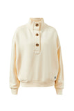 Ceres Life - Marli Button Sweat - Marshmallow