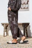 Free Angel - Acqua  Pants - Chocolate Print