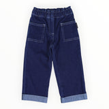 Korango - Soft Straight Legged Denim Pants - Dark
