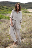Eadie Lifestyle - Arana Linen Pants - Natural