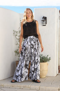 Free Angel - Fluttuante Pants - Black Leaf