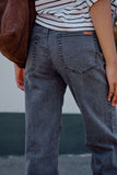 Ceres Life - Sydney Straight Leg Jean - Washed Black