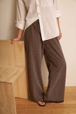 Ceres Life - The Lounge Pant - Textured Chocolate Check