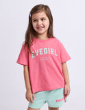 Eve Girl - Motion Tee - Rose/Mint