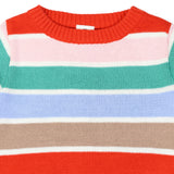 Korango - Striped Knit Sweater - Brown