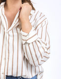 Foxwood - Walter Stripe Shirt - Vintage White