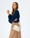 Elms + King - Bowery Wallet - Light Gold Crinkle