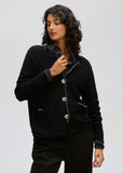 LD & Co - Collared Cardi - Black