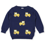 Korango - Tractor Sweater - Navy