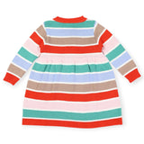 Korango - Striped Knit Dress - Brown