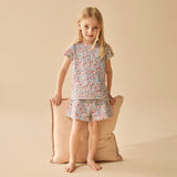 Wilson & Frenchy - Summer Bloom Organic Short Sleeve PJ’s