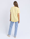 Foxwood - Farrah Short Sleeve Tee - Lemon