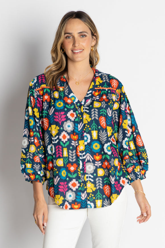 Lulalife - Kalina Shirt - Navy