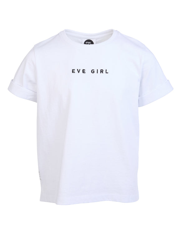 Eve Girl - Washed Tee - White
