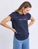 Foxwood - Confetti Tee - Navy
